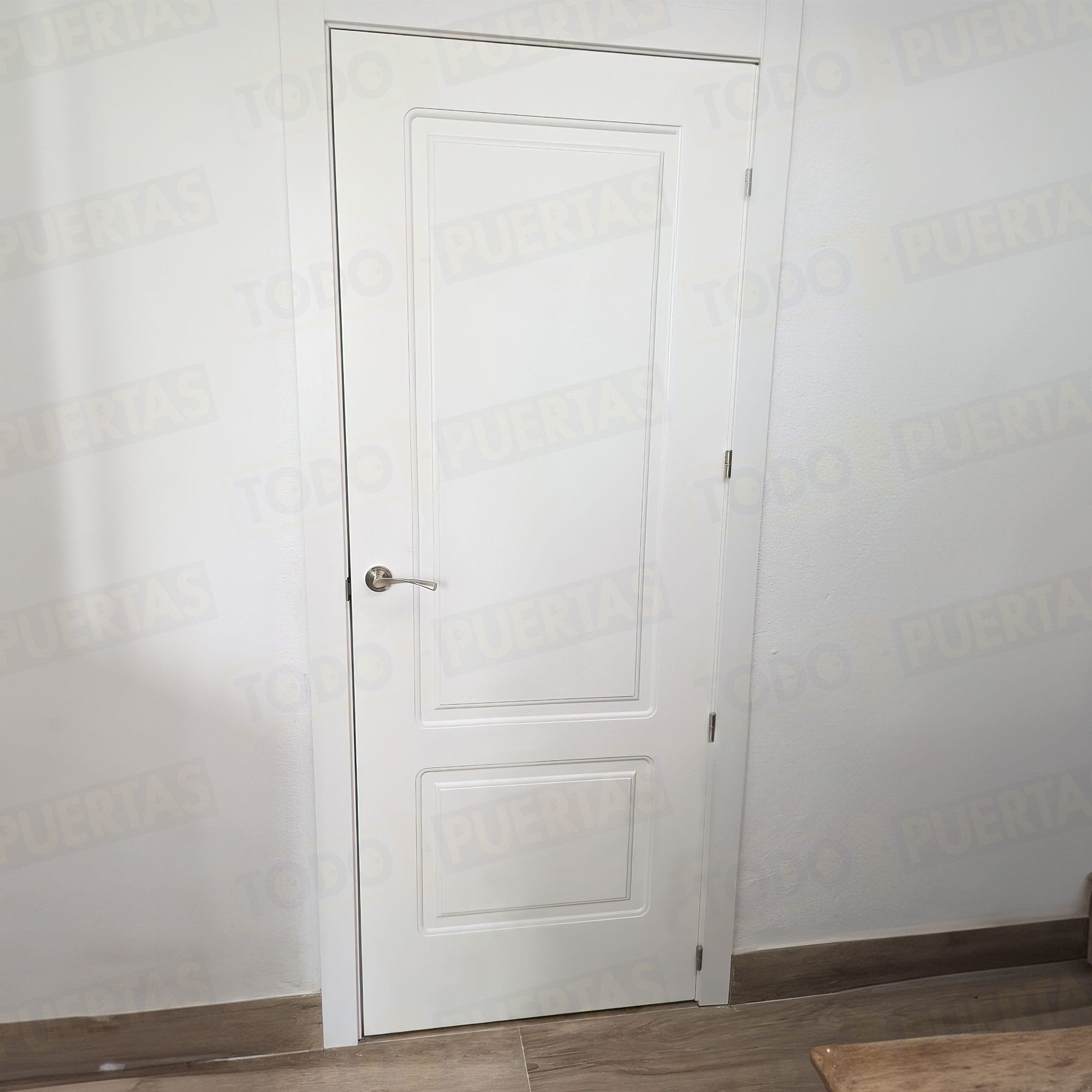 Foto Puertas Lacadas Blancas Rústicas cliente 5