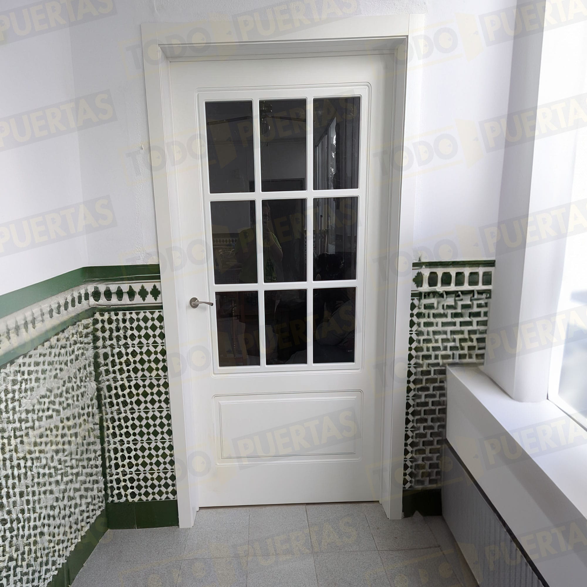 Foto Puertas Lacadas Blancas Rústicas cliente 4