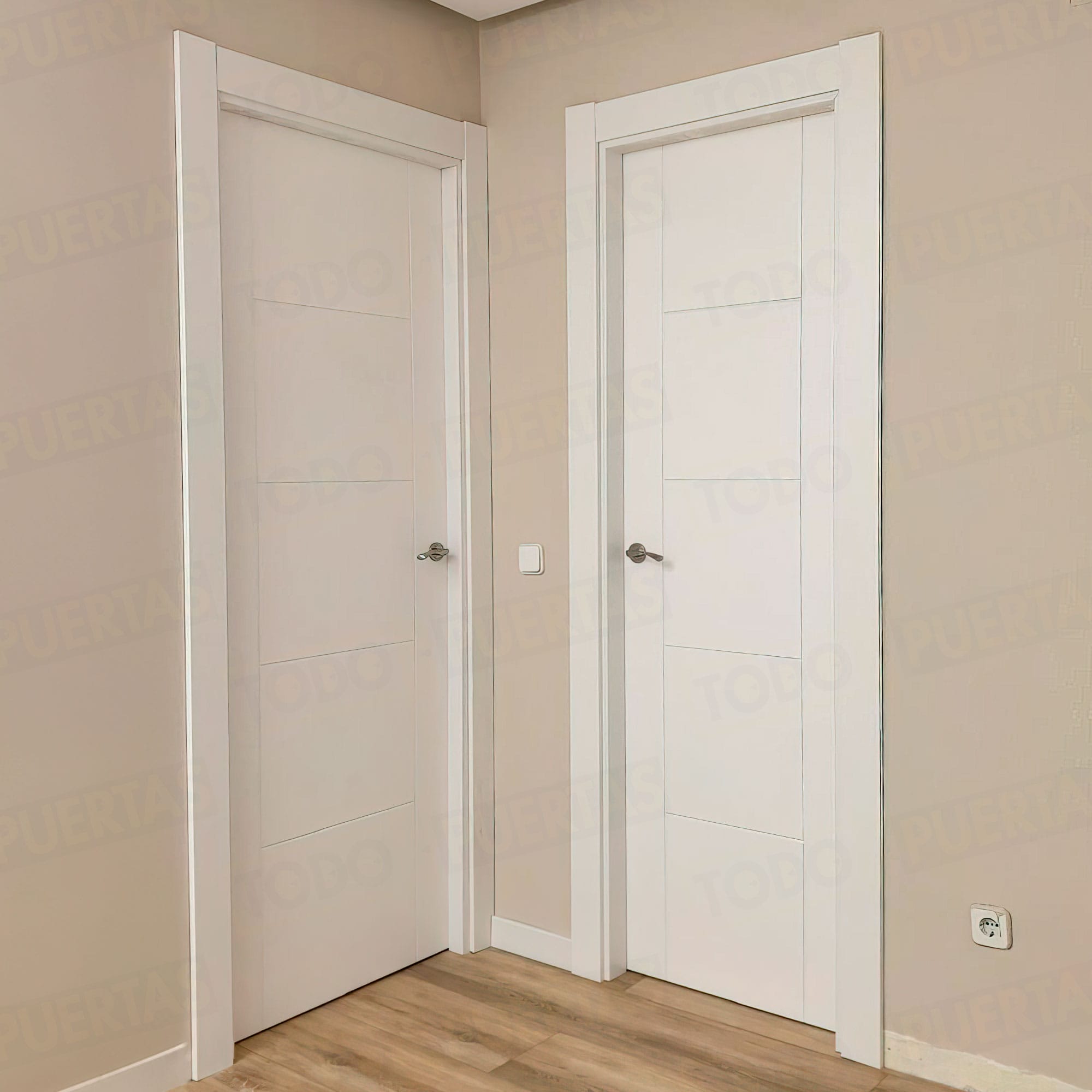 Foto Puertas Lacadas Blancas cliente 25