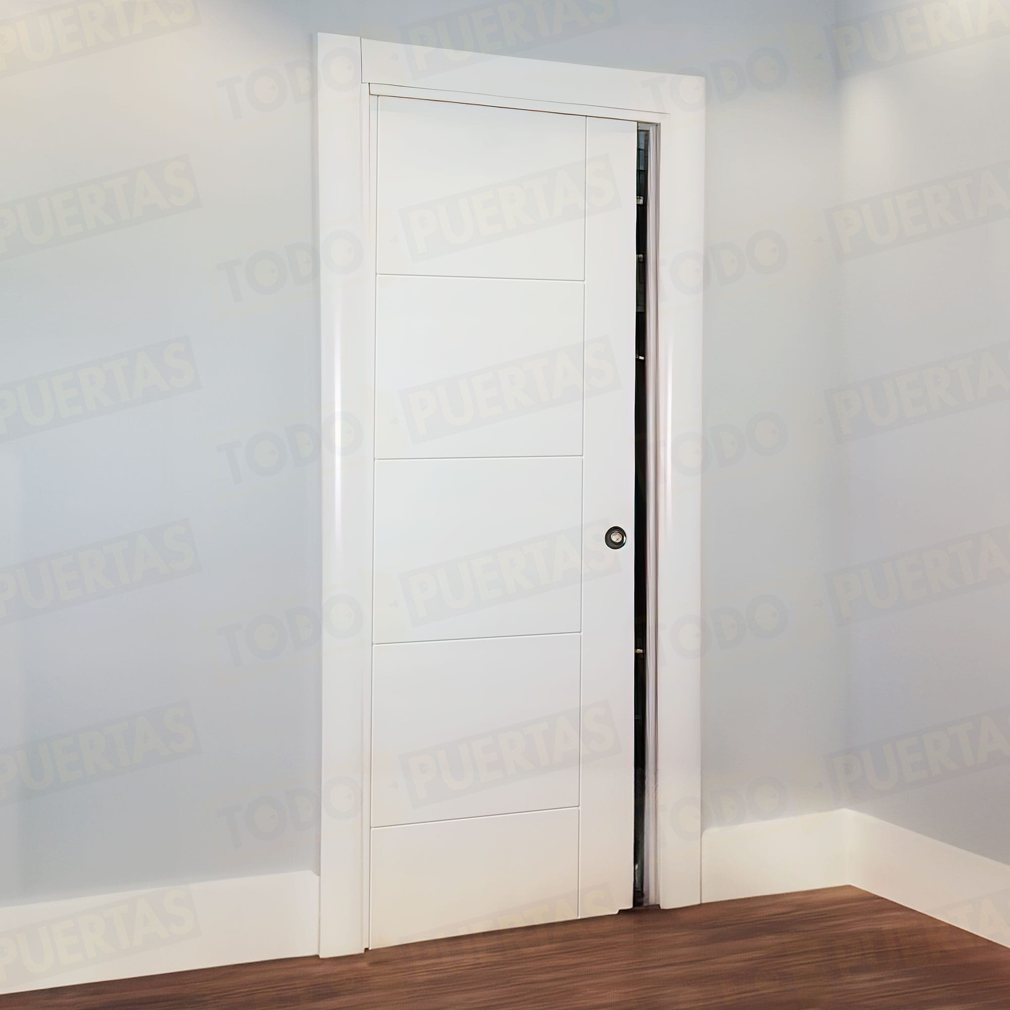 Foto Puertas Lacadas Blancas cliente 7