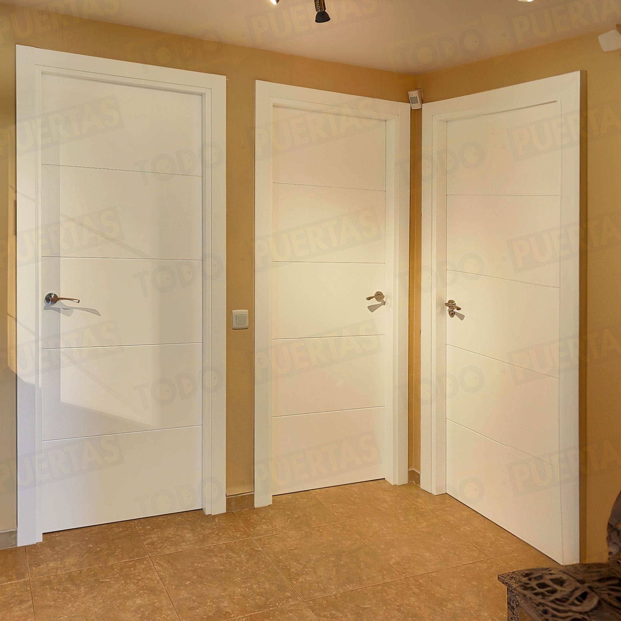 Foto Puertas Lacadas Blancas cliente 2