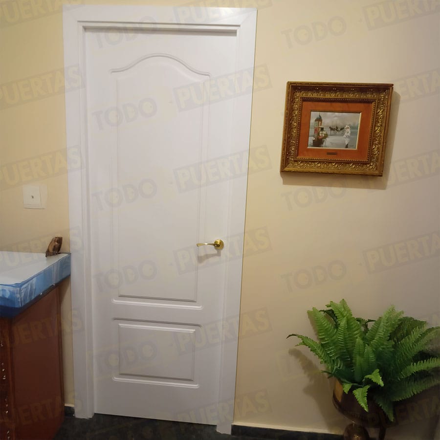 Foto Puertas Lacadas Blancas Rústicas cliente 14