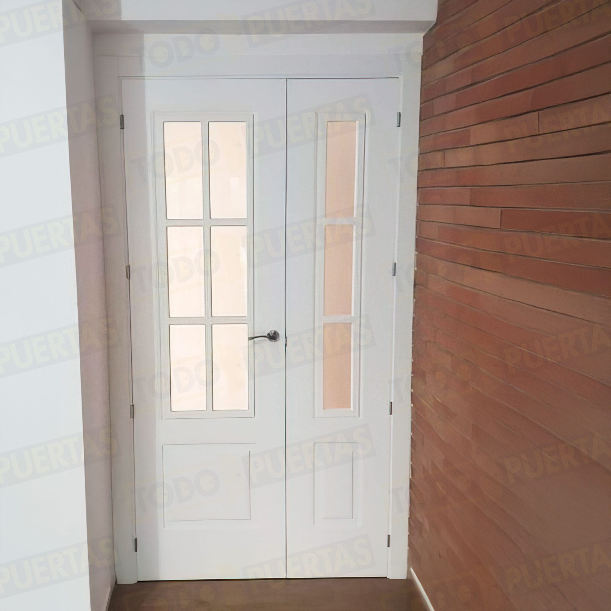 Foto Puertas Lacadas Blancas Rústicas cliente 11