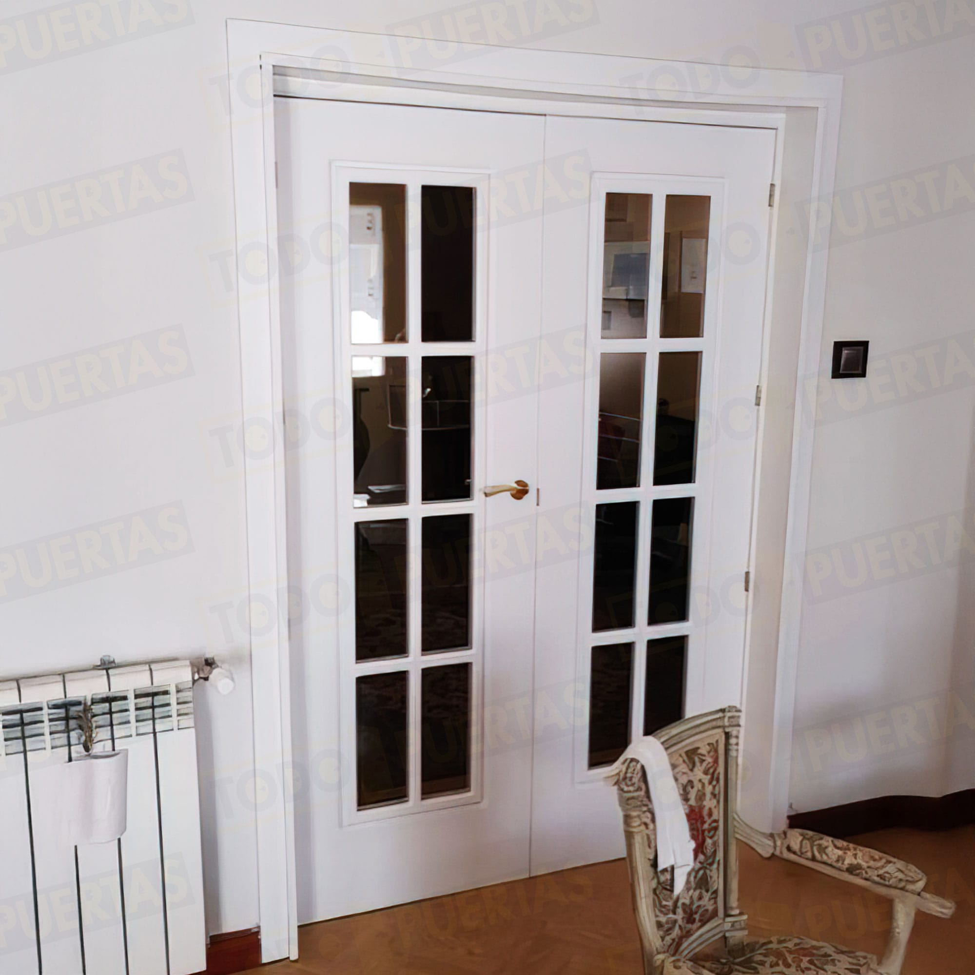 Foto Puertas Lacadas Blancas Rústicas cliente 10