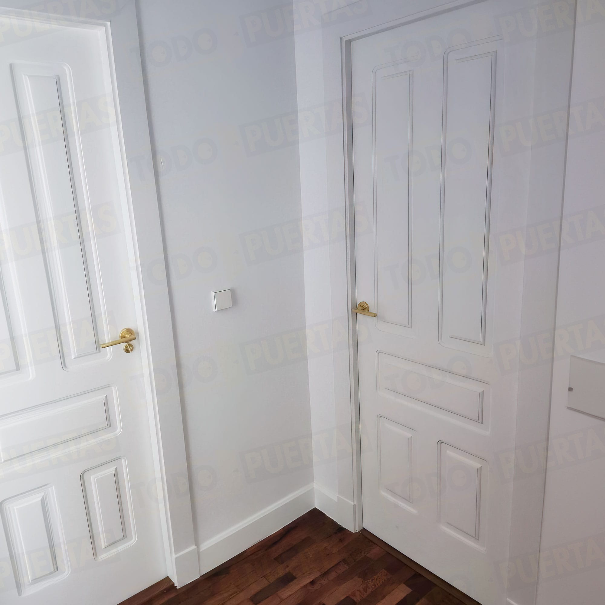 Foto Puertas Lacadas Blancas Rústicas cliente 13