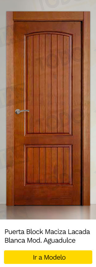 Puerta Block Madera Maciza Mod. Aguadulce