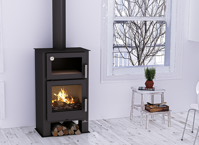 Salida de humos en estufas de leña