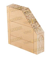 Maderas de las puertas de interior: Aglomerado