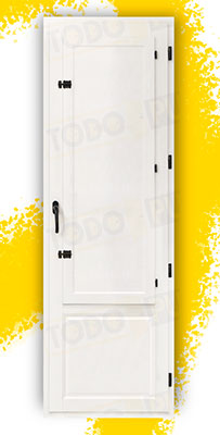 Balconera 200 cm alto de Madera Natural de Iroko Mod. Huelva V1 Lacada