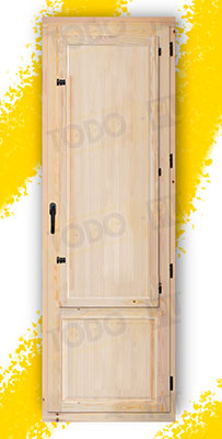 Balconera 200 cm alto de Madera Natural de Pino Mod. Huelva V1 Crudo