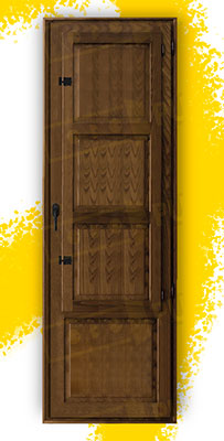 Balconera Grande de Madera Natural de Pino Mod. Huesca V1 Teñida