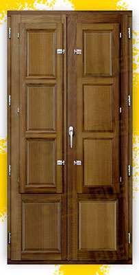 Balconera Grande de Madera Natural de Iroko Mod. Huesca V2 Teñida