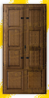 Balconera 200 cm alto de Madera Natural de Pino Mod. Huesca V2 Teñida