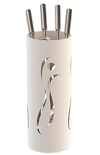 Juego de Útiles Blanco Mod. Silueta 201 de Bronpi