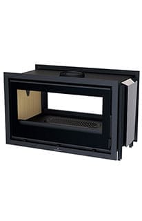 Estufa de Leña Insertable Mod. Cairo 90 D Box de Bronpi