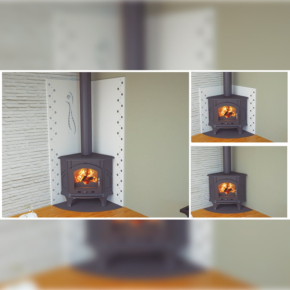 Panel Decorativo Blanca Mod. 651 Silueta de Bronpi