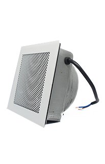 Rejilla Motorizada Blanca con Turbina Mod. M-D Salida 12 de Bronpi