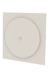 Seis Rejillas Regulables Blancas Mod. R1 de una Salida Adaptable de Bronpi