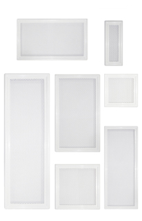 Rejilla de Malla Blanca de Bronpi