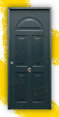 Puerta Acorazada Coral Sagacor 100 Gris Antracita 7016 (Dos Caras Iguales)