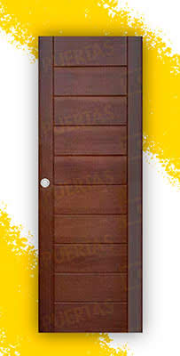 Puerta Corredera Mod. Cervantes Nogal