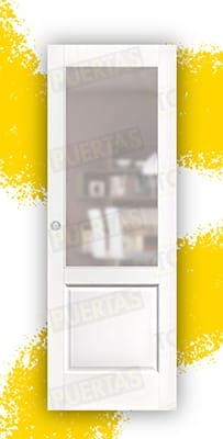 Puerta Corredera Mod. Altea ZV1 Lacada Blanca