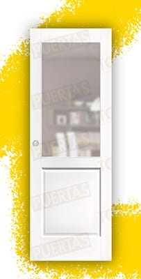 Puerta Corredera Mod. Herodoto ZV1 Lacada Blanca