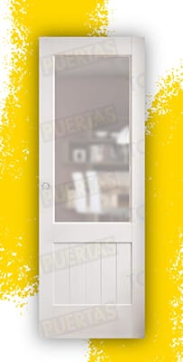 Puerta Corredera Mod. Tarancón ZV1 Lacada Blanca