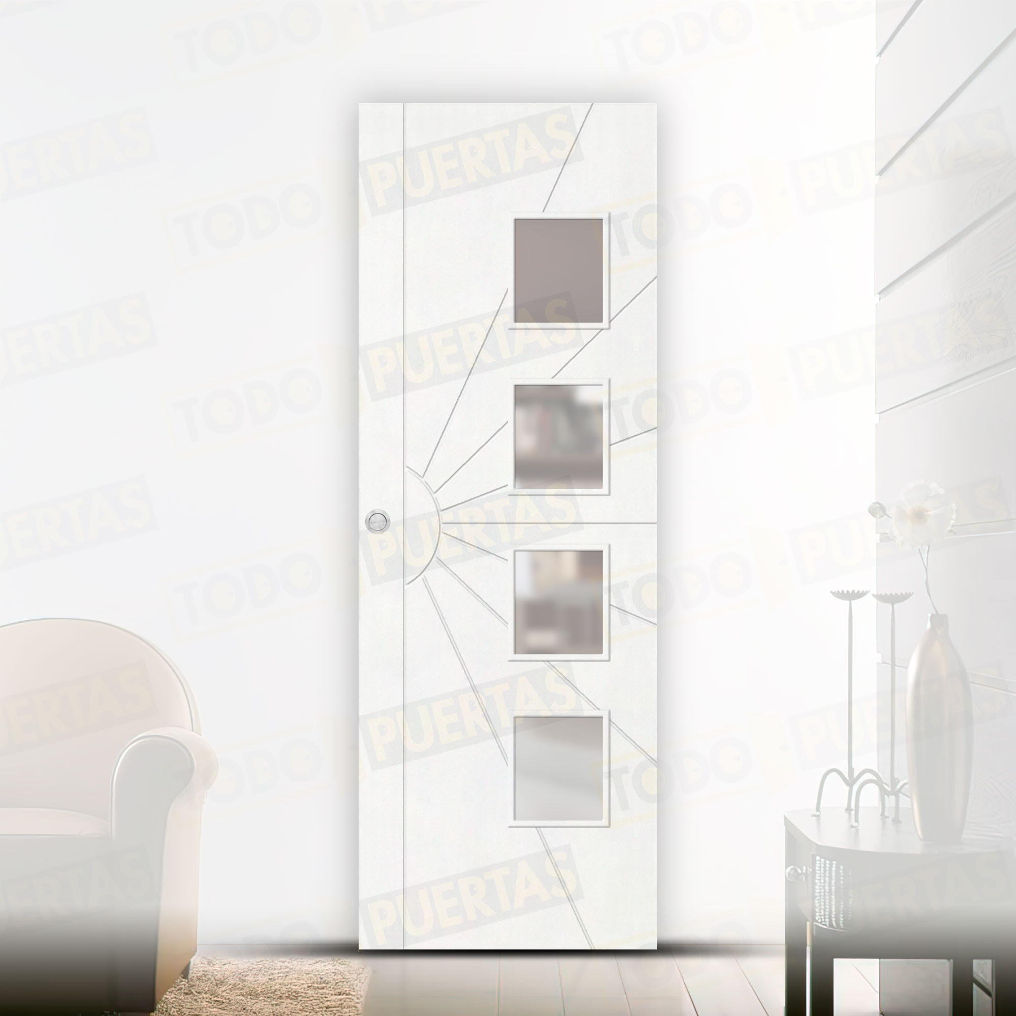 Puerta Corredera Mod. Liberia BV4L