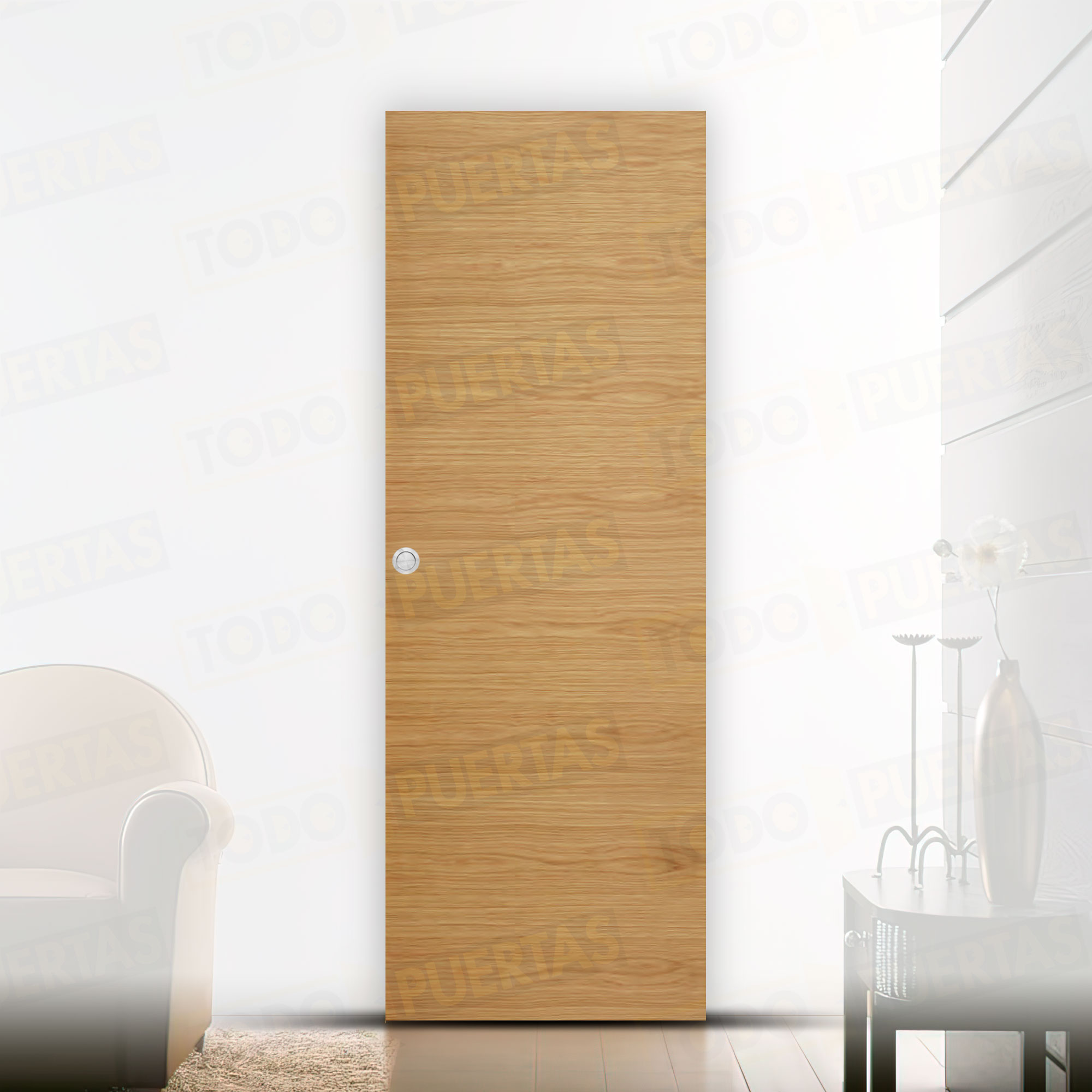 Puerta Corredera Mod. Palermo Roble