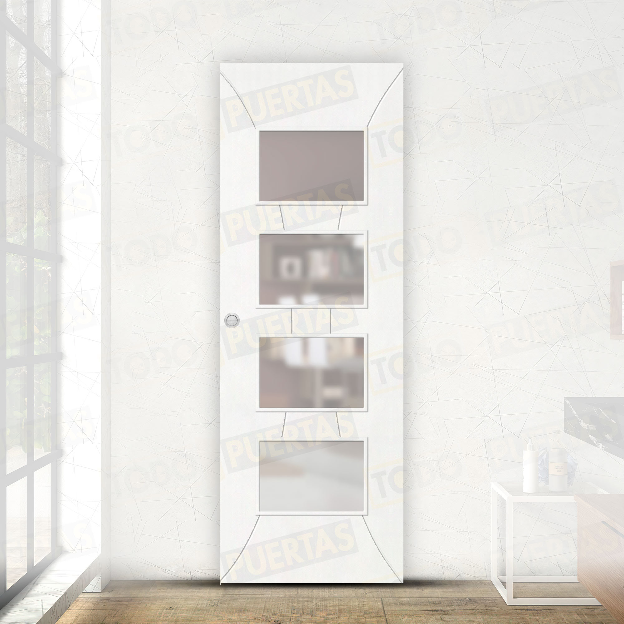 Puerta Corredera Mod. Yaundé BV4