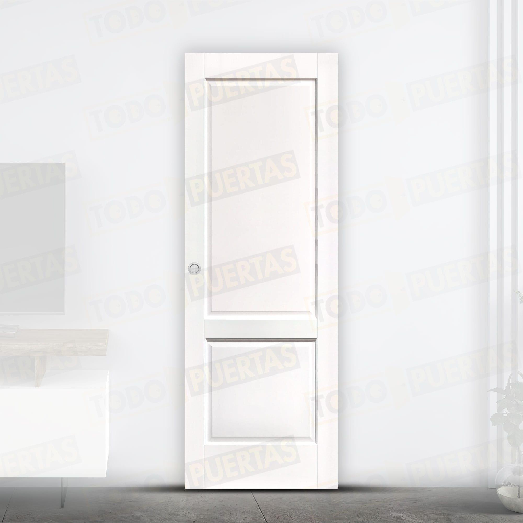 Puerta Corredera Mod. Altea Lacada Blanca