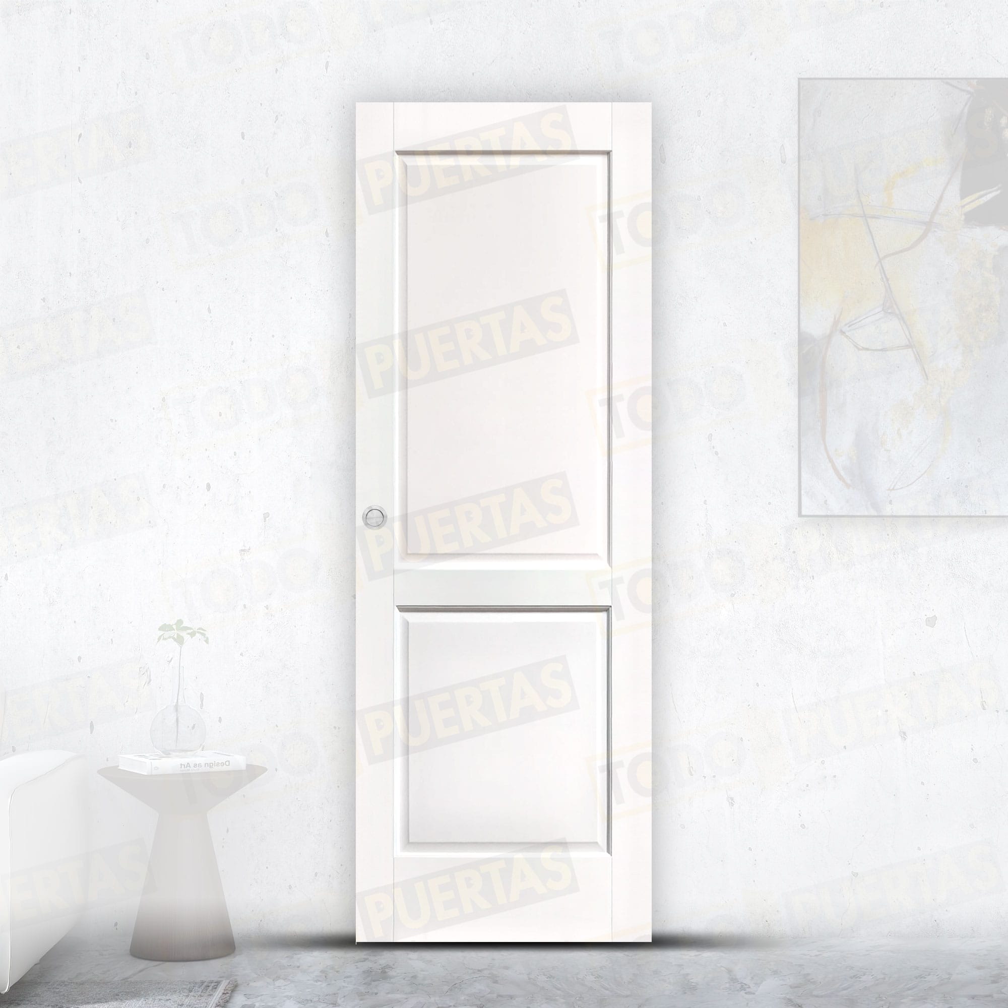 Puerta Corredera Mod. Herodoto Lacada Blanca