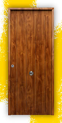 Puerta Galvanizada 1150 / 1110 Saga 100 Embero (Cara Interior Lisa)