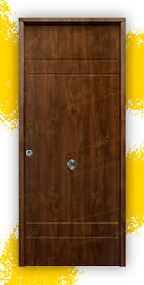 Puerta Galvanizada Azalea / 1110 Saga 100 Roble Viejo (Cara Interior Lisa)