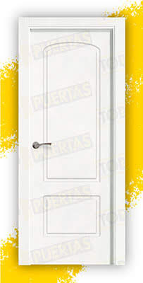 Puerta Block Maciza Lacada Blanca Mod. Ghana