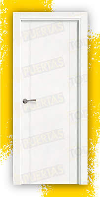 Puerta Block Maciza Lacada Blanca Mod. Pekín