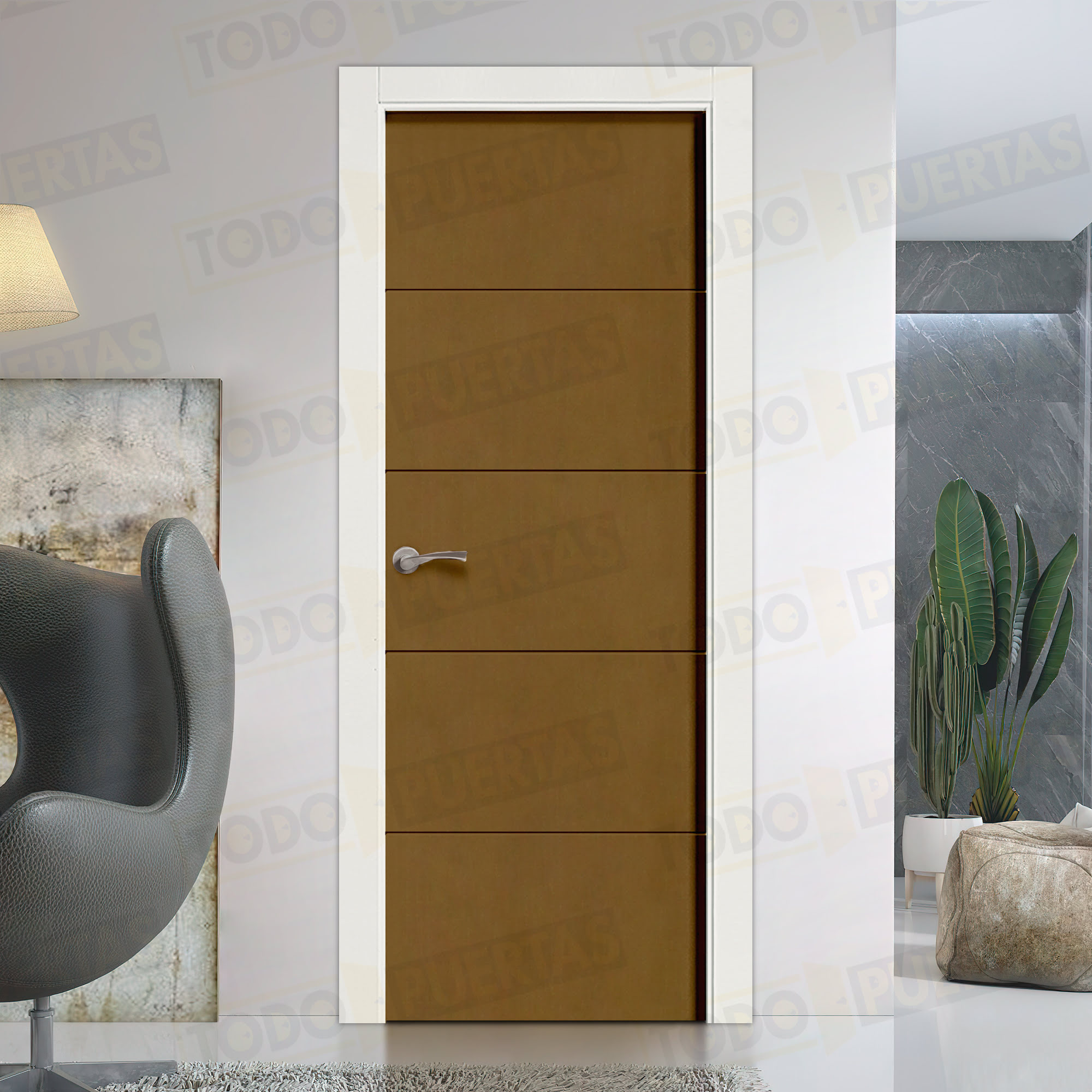 Puerta Block Maciza ColorLac8008 Mod. Dakar