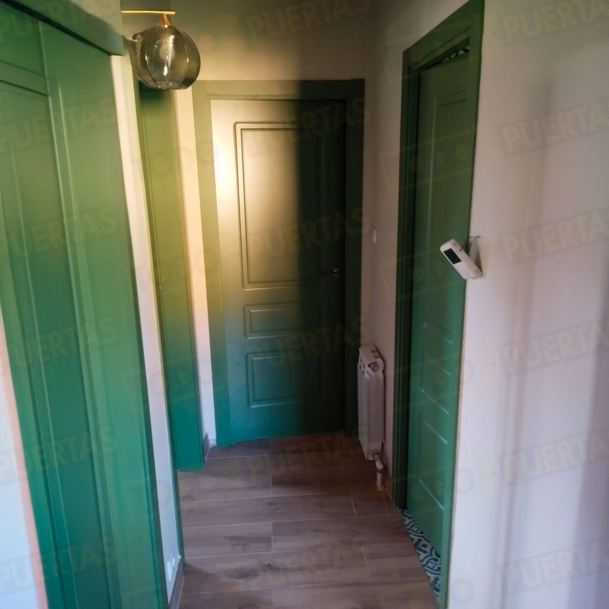 Puerta Block Maciza Lacada RAL 7033 Mod. Kyoto