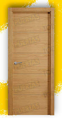 Puerta Block de Alta Calidad Mod. Zanzibar Roble