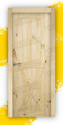 Puerta Granero Block Madera Mod. GR002 (CRUDO)