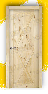 Puerta Granero Block Madera Mod. GR003 (CRUDO)