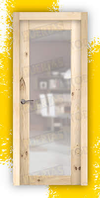 Puerta Granero Block Madera Mod. GR005 V1 (CRUDO)