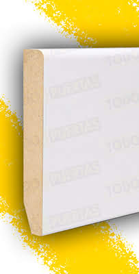 Pack 10 Rodapiés (22 metros) Mod. 101 Blanco