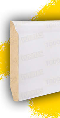 Pack 10 Rodapiés (22 metros) Mod. 103 Blanco