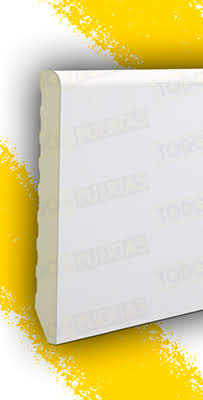 Pack 10/12 Rodapiés (22/26,4 metros) Blanco Melamina