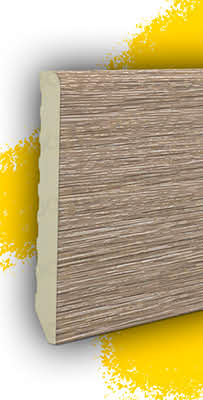 Pack 10 Rodapiés (22 metros) Mflor Post Oak 63503 Melamina