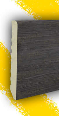 Pack 10 Rodapiés (22 metros) Roble Antracita 6 Melamina