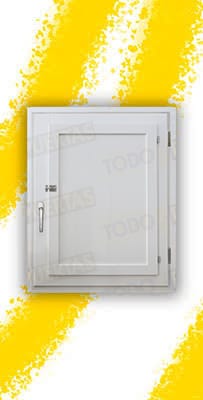 Ventana de Madera Natural de Iroko Mod. Huelva V1 Lacada