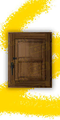 Ventana de Madera Natural de Pino Mod. Huesca V1 2C Teñida